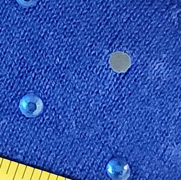 Neiman Marcus Blue Long Sleeve Embellished Tunic - Picture 9 of 13